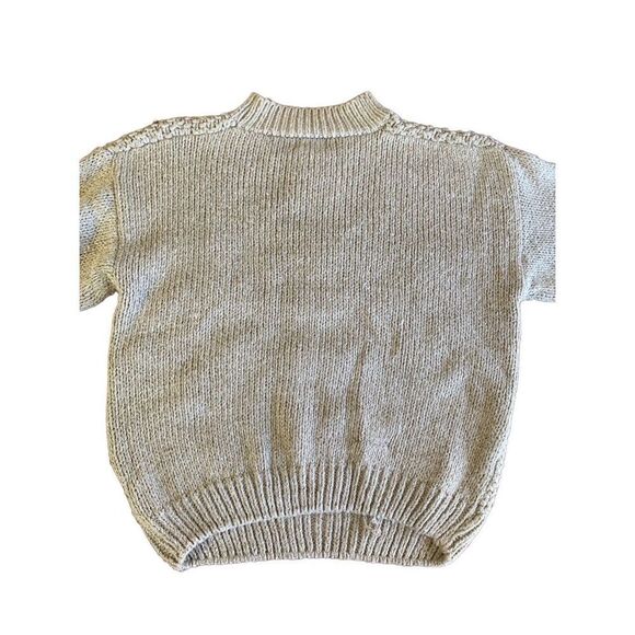 90s Designer Original Floral And Beaded Sweater Medium Vintage - Picture 4 of 9